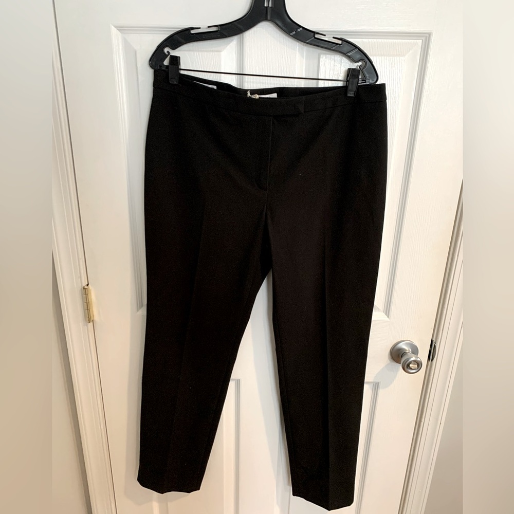 Peserico Elegant Black Ankle Pants